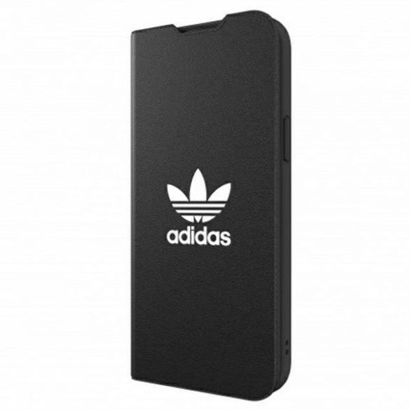 Husă Adidas OR Booklet BASIC iPhone 13 Pro Max 6,7" bialy/negru alb 47127