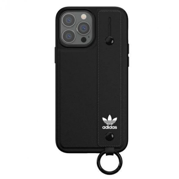 Husă Adidas OR cu curea de mână pentru iPhone 13 Pro Max 6,7 inchi, negru/negru 47139