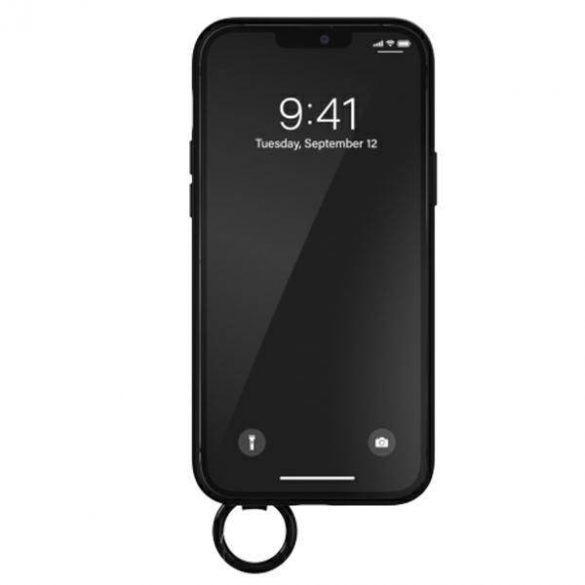 Husă Adidas OR cu curea de mână pentru iPhone 13 Pro Max 6,7 inchi, negru/negru 47139