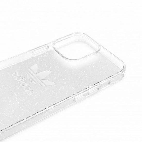 Adidas OR Husă de protecție pentru iPhone 13 Pro Max 6,7" Husă transparentă cu sclipici 47148