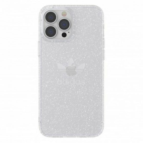 Adidas OR Husă de protecție pentru iPhone 13 Pro Max 6,7" Husă transparentă cu sclipici 47148