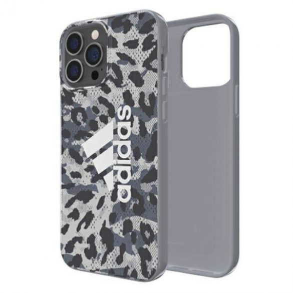 Husă Adidas OR Snap Leopard iPhone 13 Pro / 13 6,1" szary/gri 47259