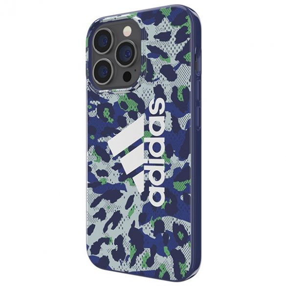 Husă Adidas OR Snap Leopard iPhone 13/13 Pro 6,1 niebieski/albastru 47260"