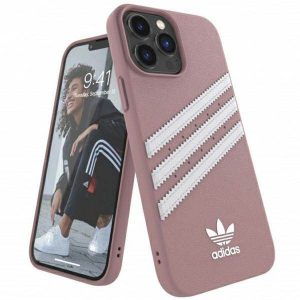 Husă PU pentru iPhone 13 Pro Max 6,7" rożowy/roz 47809 Adidas OR