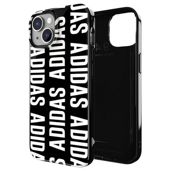 Husa Adidas OR Snap Logo iPhone 14 / 15 / 13 czarny/negru 50245