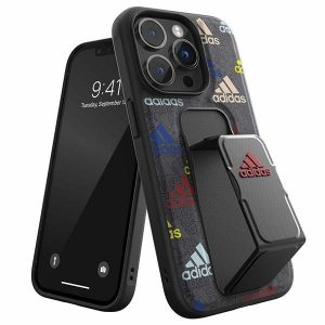 Husă Adidas SP Grip iPhone 14 Pro neagră/neagră/colorată 50251