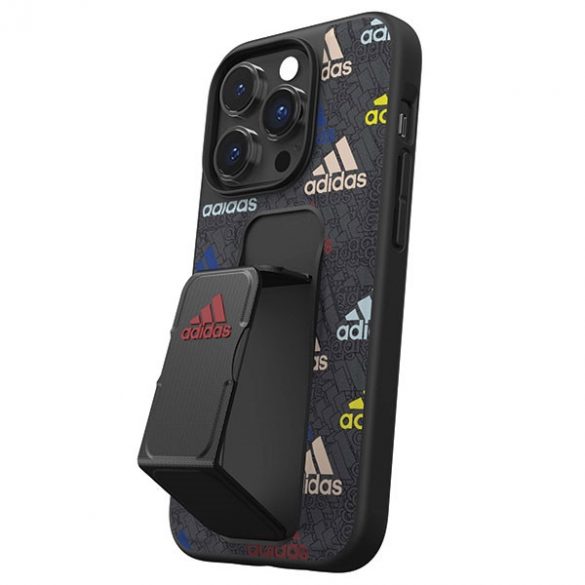 Husă Adidas SP Grip iPhone 14 Pro neagră/neagră/colorată 50251