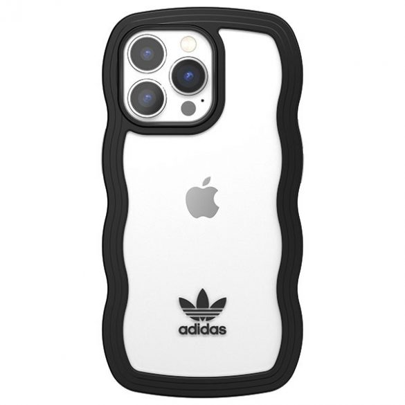 Husă Adidas OR Wavy iPhone 13 Pro /13 6,1 czarny-przezroczysty/negru-transparent 51900"