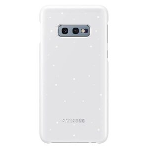 Etui Carcasa Samsung EF-KG970CW S10e G970 biały/alb LED Cover