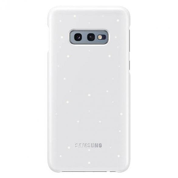 Etui Carcasa Samsung EF-KG970CW S10e G970 biały/alb LED Cover