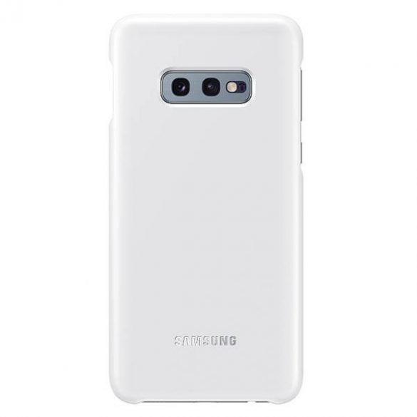 Etui Carcasa Samsung EF-KG970CW S10e G970 biały/alb LED Cover