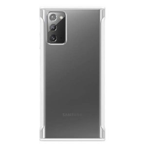 Etui Carcasa Samsung EF-GN980CW Note 20 N980 biały/alb Clear Protective Cover