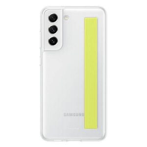 Etui Samsung EF-XG990CWEGWW S21 FE 5G G990 biały/alb Husă Slim Strap Cover