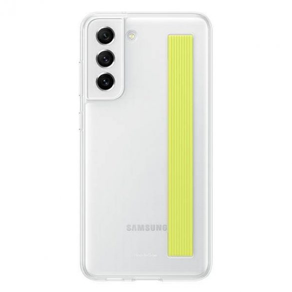 Etui Samsung EF-XG990CWEGWW S21 FE 5G G990 biały/alb Husă Slim Strap Cover