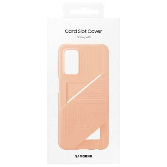 Etui Samsung EF-OA235TPEGWW A23 5G A235 brzoskwiniowy/piersică Husă pentru slot pentru card