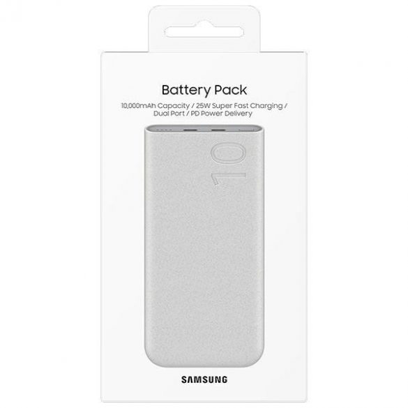 Powerbank Samsung EB-P3400XU 10000 mAh 25W 2xUSB-C beżowy/bej