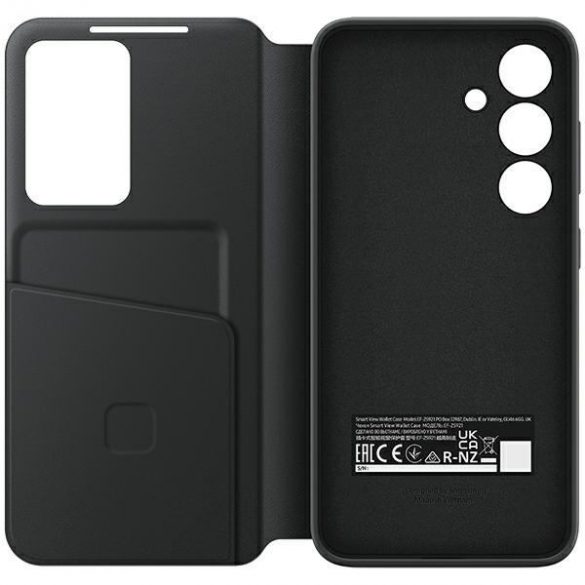 Husă Samsung EF-ZS926CBEGWWW S24+ S926 negru/negru Smart View Wallet Husă