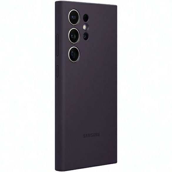 Husă Samsung EF-PS928TEEGWW S24 Ultra S928 ciemnoviolet /dark violet Silicon Husă