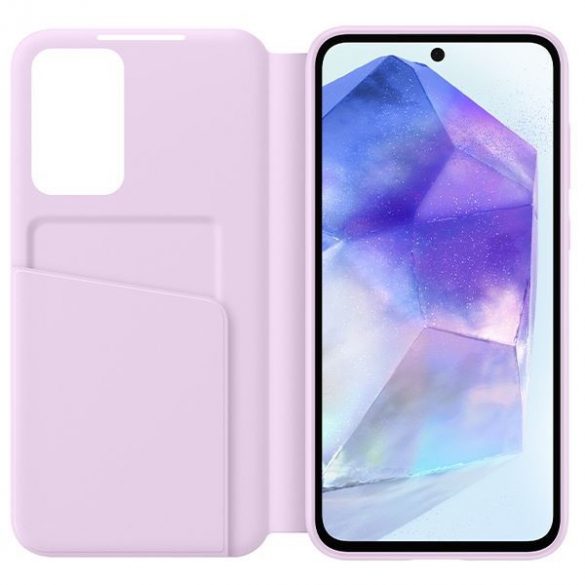 Etui Samsung EF-ZA556CVEGWW A55 5G A556 lawenda/lavender Husa portofel Smart View