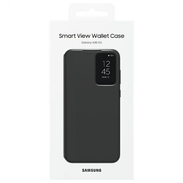 Etui Samsung EF-ZA356CBEGWW A35 5G A356 carcasa/negru Smart View Wallet