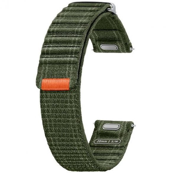 Pasek Fabric Band Samsung ET-SVL30SKEGEU pentru Watch7 / 6 / 5 / 4 20mm S/M zielony/verde