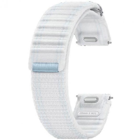 Pasek Fabric Band Samsung ET-SVL31LWEGEU pentru Watch7 / 6 / 5 / 4 22mm M/L biało-niebieski/alb-albastru