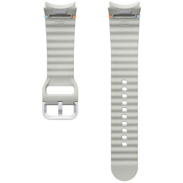 Pasek Sport Band Samsung ET-SNL31LSEGEU do Watch7 / 6 / 5 / 4 20mm M/L srebrny/argintiu