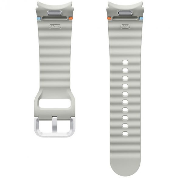 Pasek Sport Band Samsung ET-SNL30SSEGEU do Watch7 / 6 / 5 / 4 20mm S/M srebrny/argintiu