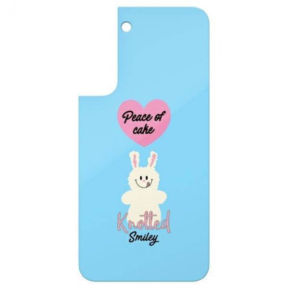 Panou Samsung GP-TOU021AMHLW do etui Frame Cover pentru Galaxy S22 niebieski/carcasa albastră