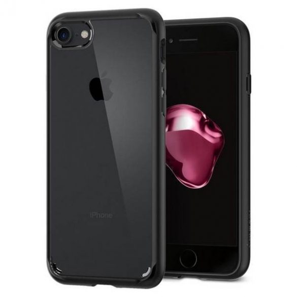 Husa Spigen Ultra Hybrid 2 iPhone 7/8 neagra SE 2020 / SE 2022 042CS20926