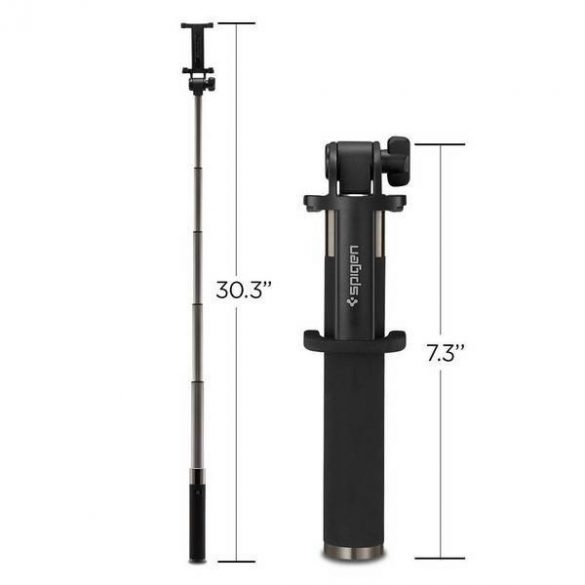 Spigen Selfiestick S530W czarny/negru Bluetooth 000SS21746