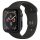 Carcasă Spigen Thin Fit Apple Watch 4/5/6//7/SE 44/45mm czarny/negru 062CS24474