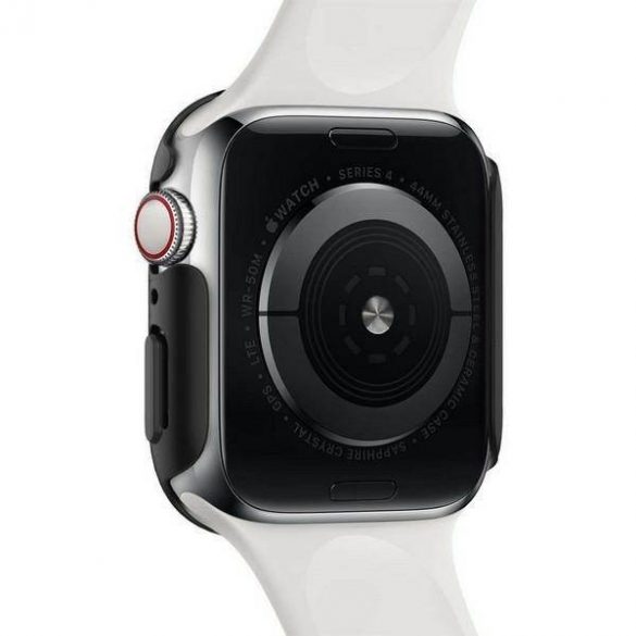 Carcasă Spigen Thin Fit Apple Watch 4/5/6//7/SE 44/45mm czarny/negru 062CS24474