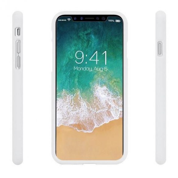 Husă Mercury Soft pentru iPhone Xs Max biał/albă