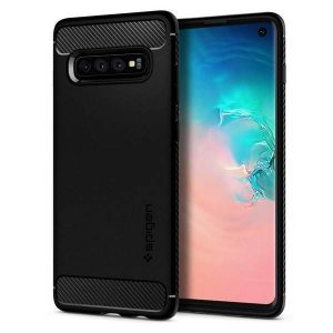 Carcasa Spigen Rugged Armor Samsung G973 S10 czarny/negru mat 605CS25800