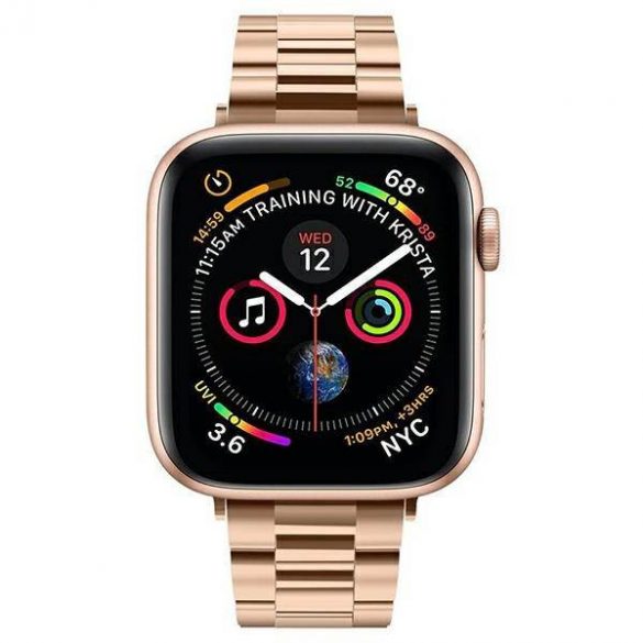 Spigen Modern Fit Band Apple Watch 1/2/3/4/5/6/7/SE 38/40/41mm rożowo-złoty/rose-gold 061MP25944 carcasa