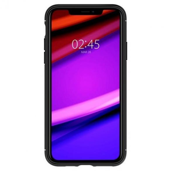 Husă Spigen Rugged Armor pentru iPhone 11, neagră, 076CS27183