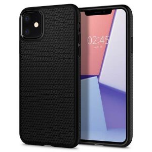 Husa Spigen Liquid Air iPhone 11 negru 076CS27184