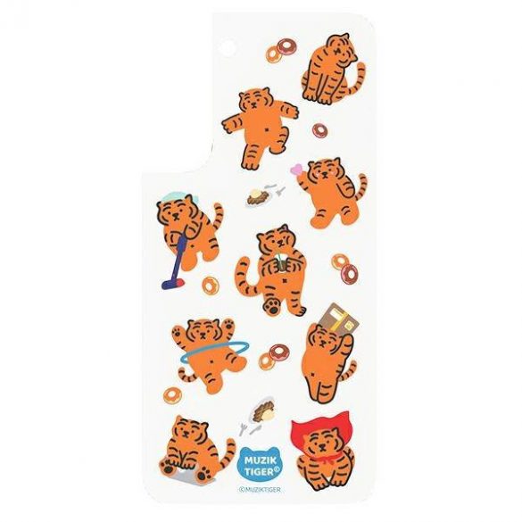 Panou Samsung GP-TOU021HONOW do etui Frame Cover pentru Galaxy S22 Muzik Tiger husă biał/albă