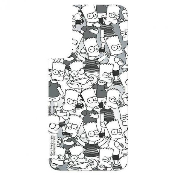 Panou Samsung GP-TOU021HOOJW do etui Frame Cover pentru Galaxy S22+ Simpsons biały/alb husă