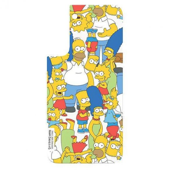 Panou Samsung GP-TOU021HOWYW do etui Frame Cover pentru Galaxy S22 Simpsons Mix biały/alb husă