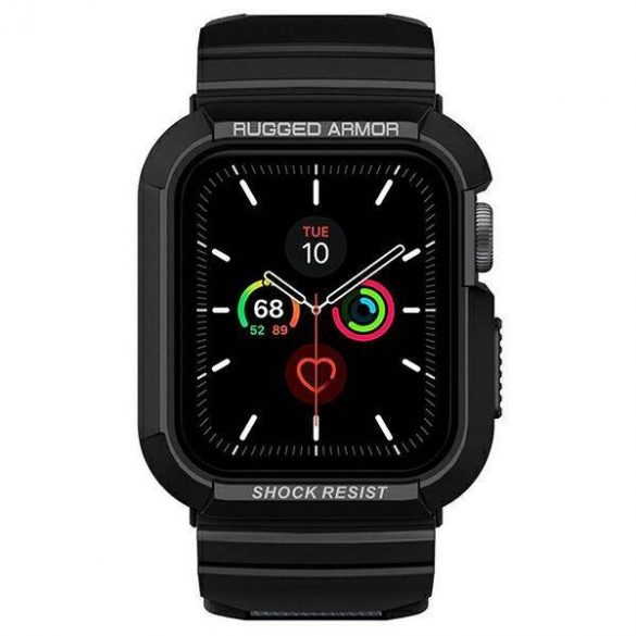 Carcasa Spigen Rugged Armor Pro pentru Apple Watch 4/5/6/7/SE 40/41mm czarny/negru ACS00546