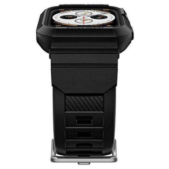 Carcasa Spigen Rugged Armor Pro pentru Apple Watch 4/5/6/7/SE 40/41mm czarny/negru ACS00546