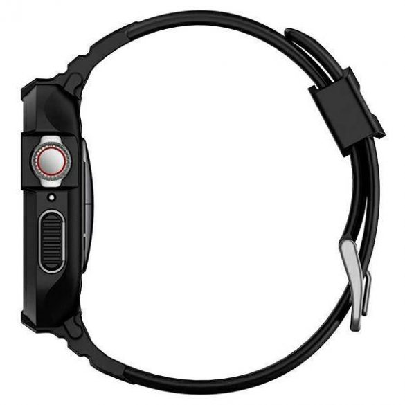 Carcasa Spigen Rugged Armor Pro pentru Apple Watch 4/5/6/7/SE 40/41mm czarny/negru ACS00546