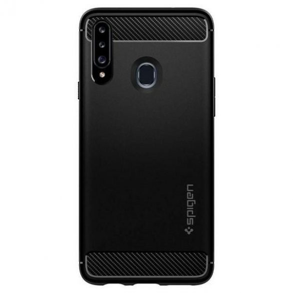 Spigen Rugged Armor Samsung A20s A207 czarny/negru mat ACS00561