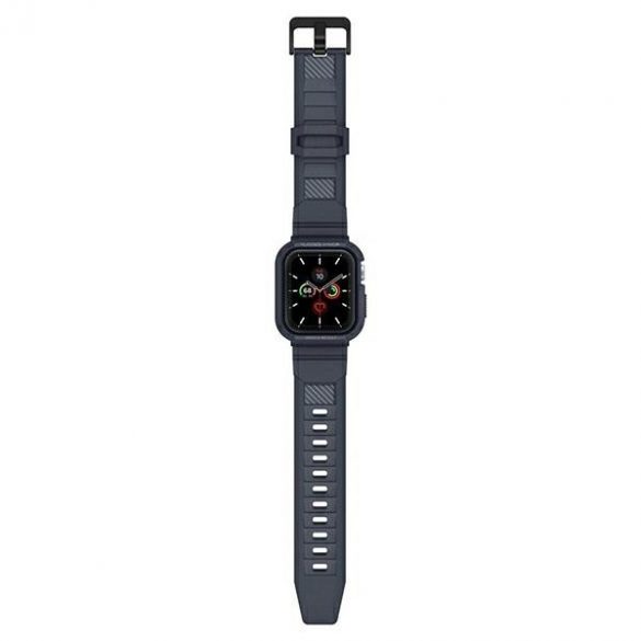 Spigen Rugged Armor Pro Apple Watch 4/5/6/7/SE 44/45mm szary/gri ACS00819