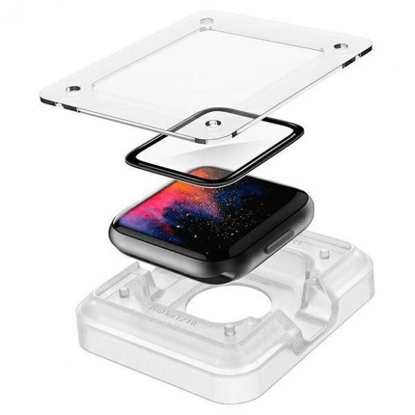 Spigen ProFlex EZ FIT Apple Watch 4/5/6 /SE 40mm AFL01219 Szkło Hybrydowe protectie de ecran