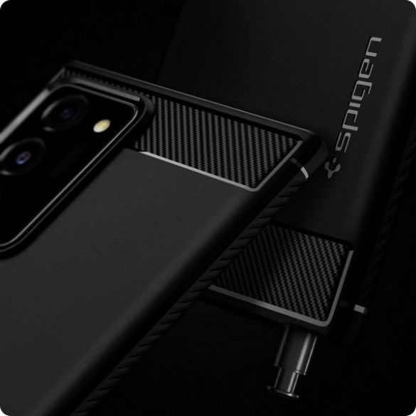 Spigen Rugged Armor Samsung Note 20 Ultra N985 negru / negru mat ACS01391