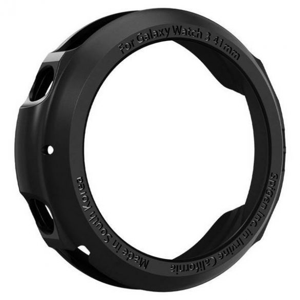 Husă Spigen Liquid Air Samsung Galaxy Watch 3 41 mm negru/negru mat ACS01561