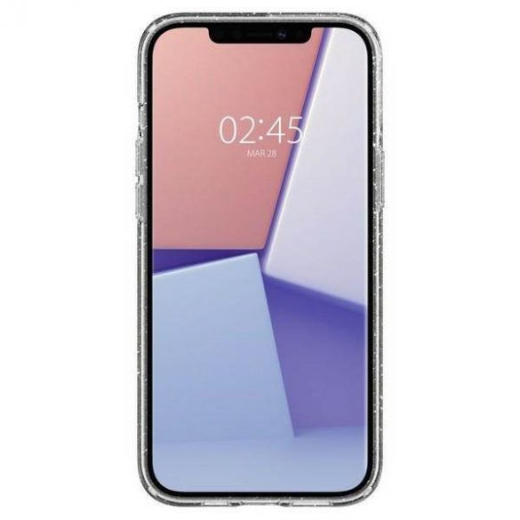 Spigen Husă transparentă cu cristale lichide cu sclipici pentru iPhone 12/ 12 Pro 6,1" ACS01698